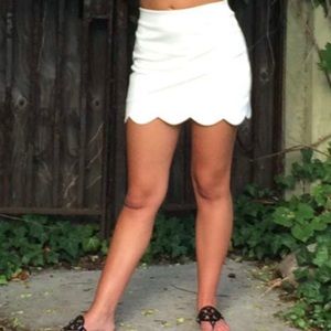 Top Shop scallop skirt